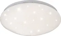 LED Deckenleuchte, Sterneneffekt, weiß, D 29 cm