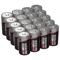 Ansmann Batterien Baby C LR14 20 Stück 1,5V - Alkaline Batterie langlebig & auslaufsicher - Ideal für Spielzeug, LED Taschenlampe, Radio, Modellbau uvm