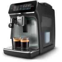 Philips Kaffeevollautomat Serie 3200, 5 Kaffeeeinstellungen, LatteGo-Milchsystem, Touch-Display, schwarz (EP3329/70)