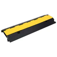 vidaXL Kabelové mosty 2 ks 2 kanály gumové 100 cm