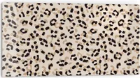 DEQORI Küchenrückwand Glas 80x40 cm 'Leopardenglanz' Spritzschutz Bad Rückwand Küche