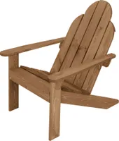 ML-Design Židle Adirondack z jedlového dřeva, 92,5x70x89 cm, hnědá, s opěradlem a područkami