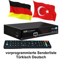 Türkische TV Sat Receiver MEDIAART-3 FULL HD Astra + Türksat programmiert USB