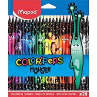 Maped Trojhranná pastelka COLOR'PEPS MONSTER 24 Kartónová krabica