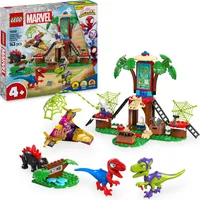LEGO Marvel Showdown am Baumhaus: Spidey-Rex vs. Gobby-Raptor, Bau- und Spielset mit Dinos, Geschenk mit Spielzeugdinos für Jungen und Mädchen ab 4 Jahren, Spidey und seine Super-Freunde 11200