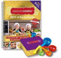 Kinderleichte Becherküche - BEST of Becherküche: Back- und Kochbuch inkl. 5-teiliges Messbecher-Set & dekorativer Kekdsdose (Kinderleichte ... und ... und Kochen für Kinder ab 3 Jahren, Band 9)