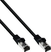 InLine® Patchkabel, S/FTP (PiMf), Cat.8.1, 2000MHz, halogenfrei, Kupfer, schwarz, 7,5m
