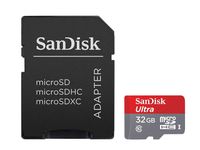 SanDisk Ultra micro SDHC 80MB/s Class 10 Speicherkarte + Adapter "Android" 32GB