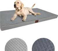 Orthopädisches Hundebett Grosse Hunde Hundekissen 110x70x7cm Grau