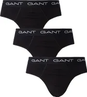 GANT 3er-Pack Essential-Slips, Schwarz L