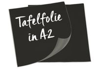 TimeTEX Tafelfolie A2 selbstklebend, schwarz, 2 Stück