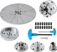 KP965 Sústružnícke skľučovadlo 5 typov čeľustí φ96mm čeľusťové skľučovadlo vyrobené z 45# rozsah upínania 32-70mm vnútorný závit skľučovadla M33 x 3,5 TPI sústružnícke skľučovadlo sústruh