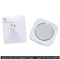 Für Apple iPhone Magsafe Ladegerät - BULK + Apple 20w Power Adapter