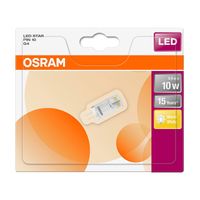 Osram LED Leuchtmittel Stiftsockellampe 0,9W = 10W G4 klar 12V 100lm warmweiß 2700K 300° BLI