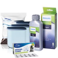 Sada pro Saeco Philips AL-Clean 3 ks, Cleaneo 10tab, CA6700/10 CA6903 CA6704 - Náhradní filtr Aquaclean - odvápňovač pro kávovary Philips Saeco