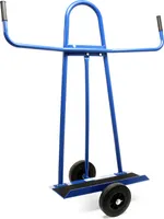 Wiltec Plattenkarren bis 300 kg mit 2 Vollgummi Rädern, Plattenwagen zum Transport großflächiger Platten u. v. m.