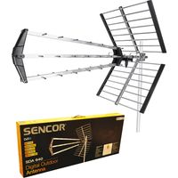 Sencor SDA-640, Silber, 16 dB, UHF, 12000 m, F, 75 Ohm