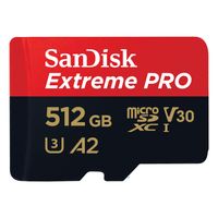 SanDisk Extreme Pro - 512 GB - MicroSDXC - Klasse 10 - UHS-I - 170 MB/s - 90 MB/s