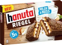Hanuta baton waflowy z kremem z odtłuszczonego mleka orzechowego 173g
