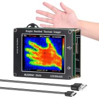 Infračervená termokamera s rozlišením 320 x 240 IR, dobíjecí termokamera typu C, jednoduchá ruční termokamera s 2,0palcovým LCD displejem, teplotní rozsah -40 ℃ - 300 ℃