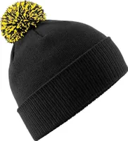 Beechfield - Mütze für Herren/Damen Uni BC4657 (Einheitsgröße) (Schwarz/Gelb)