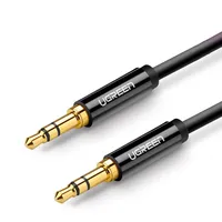 Ugreen Audio AUX Kabel, 3,5 mm Klinkenstecker, 1m, Schwarz (AV112)
