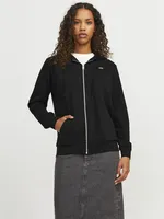 Jack & Jones Abbie Rlx Jjxx Reißverschlusspullover Schwarz S Frau Schwarz S