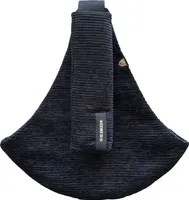 Wildride Kindertrage Cordstoff Kollektion (Hüfttrage), Farbe:Black