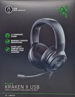 Razer Kraken X USB - herná náhlavná súprava: Digitales Surround Sound Gaming-Headphones