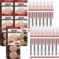 15 Stück Holzbrennstift Set, Holzbrenner, Scorch Marker für Holz und Handwerk, Praktische Holzbrenner Stift, Bastelsets