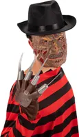 Klauen-Handschuh für Erwachsene Halloween-Accessoire braun-silber
