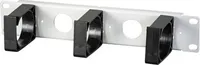 10" 1HE Kabelführungspanel, RAL9005 --