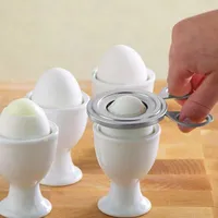 Eierköpfer/Eieröffner, Cromargan Edelstahl mattiert, spülmaschinengeeignet