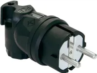 Stecker Winkelstecker Vollgummi IP44 PCE 05812-s