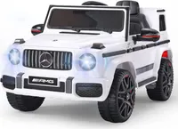 Detské elektrické autíčko Mercedes-Benz G 63 G63 AMG V8 Biturbo detské autíčko s diaľkovým ovládaním detské vozidlo triedy G G-vozidlo detské elektrické autíčko (biele)