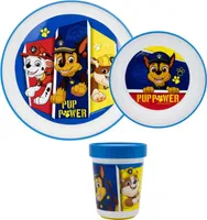 Paw Patrol Kinder Geschirr-Set 3 teilig Becher Teller Schüssel