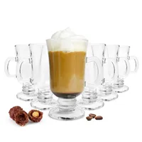 Irish Coffee Gläser mit Henkel Kaffeegläser Teegläser Cappuccino Gläser