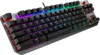 ASUS ROG Strix Scope NX TKL, 80%, USB, Mechanischer Switch, RGB-LED, Schwarz, Grau