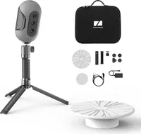 3DMakerpro Mole 3D Scanner mit Stativ 0,05mm Genauigkeit, 0,1mm Auflösung 10 FPS Scannen schwarzer Objekte mit Anti-Shake-Linsen, 15–1500mm 3D-Scanner