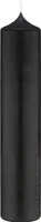 3 Altar Kerzen Schwarz 40 x 6 cm im XXL Format, jede Kerze ist handcellophaniert