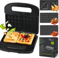 Extralink Smart Life Grill Sandwich & Waffeleisen SJ-37A, Grill Toaster & Waffeleisen