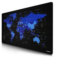 Titanwolf Gaming Mauspad, XXXL Speed Mousepad 1200 x 600 mm, Geschwindigkeit & Präzision, Englisch blau