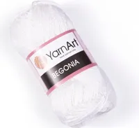 Yarn Art Begonia 003 White Strickgarn