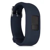 kwmobile 2x Sportarmband kompatibel mit Garmin Vivofit 3 Armband - Fitnesstracker Band Set aus TPU Silikon