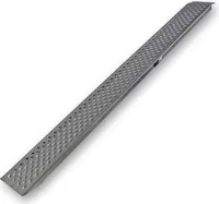 TRUTZHOLM 1 x Auffahrrampe leichte Ausführung 200 x 21,5 cm 200kg Alu grau profiliert Auffahrschiene