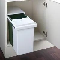 Weiß-klein 9l Wandmontage Faltbarer Abfallbehälter Küchenschrank Tür Hängender  Mülleimer Auto Müll Tra