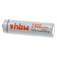 vhbw Akku AA Mignon für diverse Geräte - Akkuzelle, 650 mAh, 1,5 V, Li-Ion