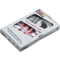 NWS Kombinierter Werkzeugsatz 781,Wasserpumpenzange Maxi MX 250mm ; Zangenschlüssel Gripper; 2 Stück Kunststoffbacke