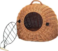 katzenkorb Rotan 50 x 48 x 44 cm rattanbraun