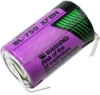 Nieorganiczna bateria litowa Sonnenschein SL-750/T z przylutowanymi znacznikami